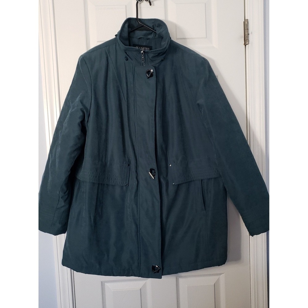 FS Limited Womans‎ Winter Jacket Faux Suede Plus Size 1X